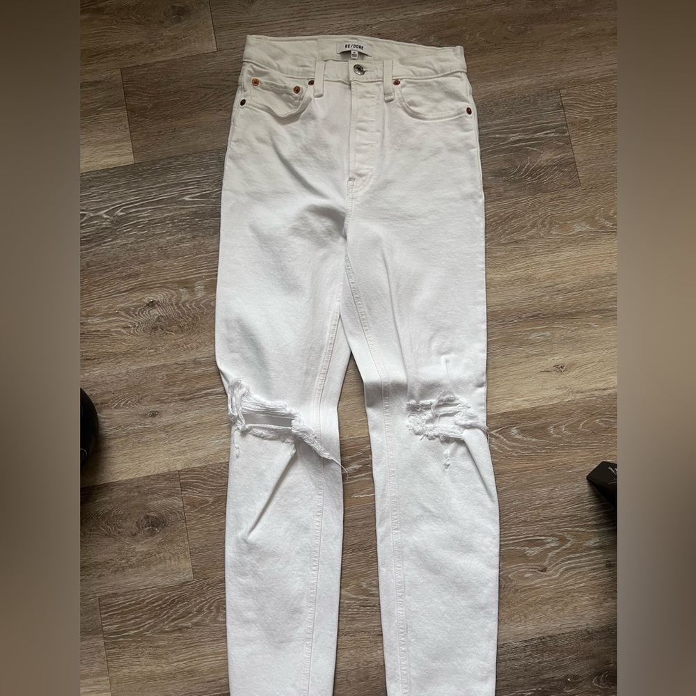 RE/DONE white pants